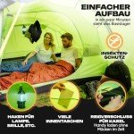Trailvista® 4-Personen Wasserdichtes Tunnelzelt für Festivals