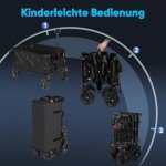 Sekey XXL Plus Faltbarer Bollerwagen mit Bremsen