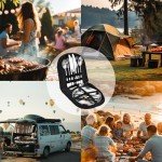 Camping Geschirr Set für 4 Personen – Edelstahl