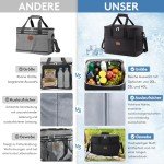 Lifewit 30L Faltbare Kühltasche für Festivals