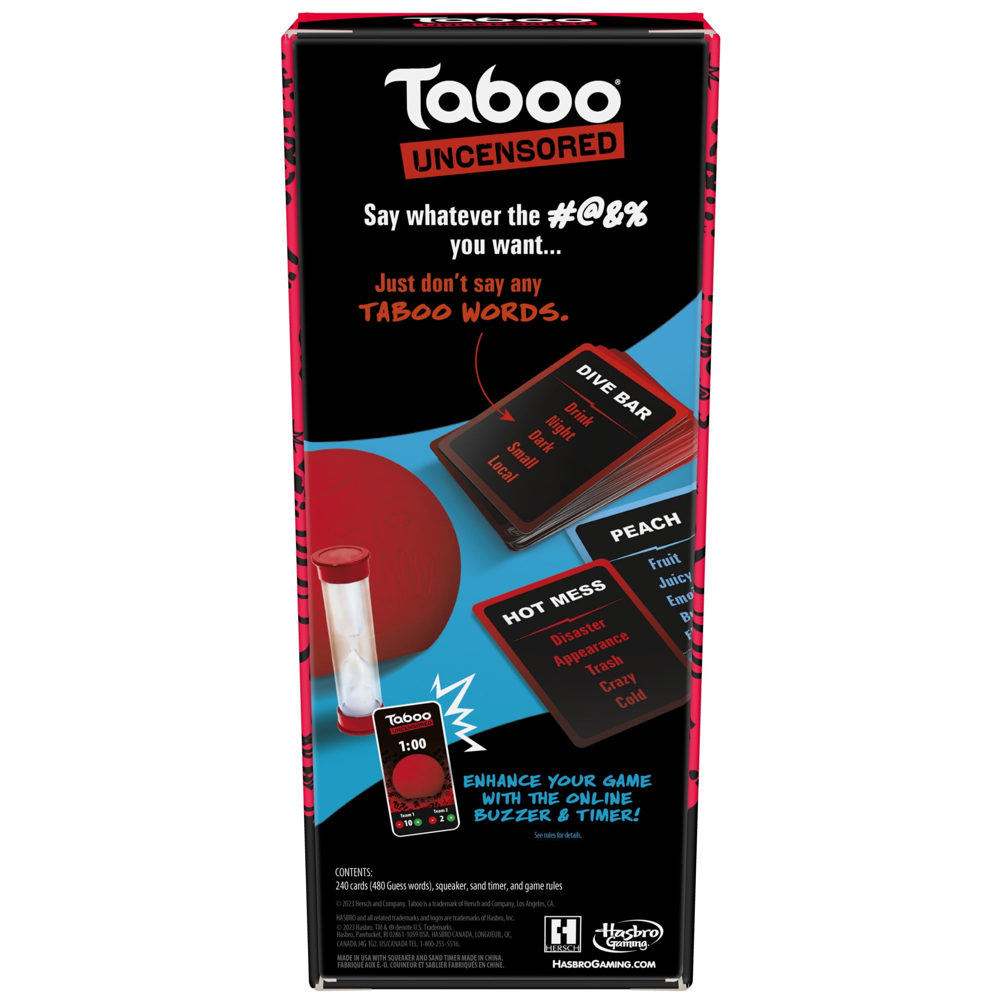 Taboo Uncensored: Hilarious Party Game for Adults