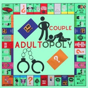 Adultopoly Board Game: Fun Couples Game Night