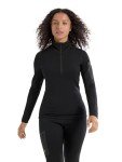 Arc'teryx Kyanite Women's Zip Neck Baselayer - Black
