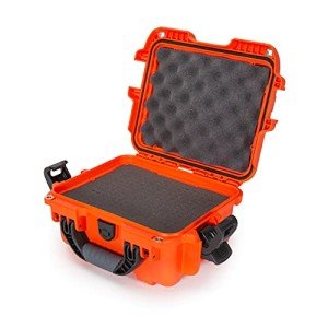 Nanuk 905 Waterproof Hard Case with Foam Insert - Orange - Made in Canada