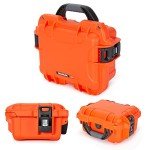 Nanuk 905 Waterproof Hard Case with Foam Insert - Orange - Made in Canada