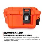 Nanuk 905 Waterproof Hard Case with Foam Insert - Orange - Made in Canada