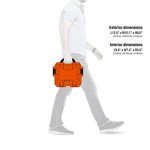Nanuk 905 Waterproof Hard Case with Foam Insert - Orange - Made in Canada
