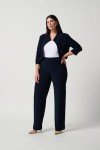 Joseph Ribkoff Womens Wide Leg Pant Style 153088J Color Midnight Blue Size 18
