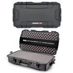 NANUK 980 Hard Case 30” with Customizable Cubed Foam, IP67 Waterproof & Crushproof, Rugged Construction for Ultimate Protection, Made in Canada – Black (29.9” x 16.2” x 7.3”)