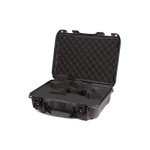 Nanuk 923 Waterproof Hard Case with Foam Insert and Incorporated TSA Approved Travel Lock Latches - Graphite - Made in Canada