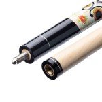 Viper by GLD Products Underground 58" 2-Piece Billiard/Pool Cue, Dia De Los Muertos, 19 Ounce, Black (50-0660-19)