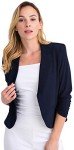 Joseph Ribkoff Womens Essential Blazer Style 143148J Color Midnight Blue Size 12