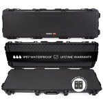 NANUK 995 Hard Case 55” with Wheels & Customizable Foam Insert, IP67 Waterproof & Crushproof, Rugged Construction for Ultimate Protection, Made in Canada – Black (55.1” x 17.3” x 6.6”)