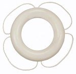 Taylor Made Products 570002 Aer-O-Buoy Canadian Coast Guard Approved Boat Life Ring (24", White)