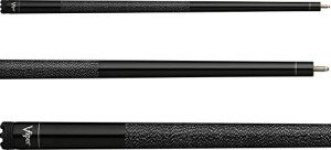 Viper by GLD Products Jump Shot/Break 58" 3-Piece Billiard/Pool Cue, Black, 19 Ounce (50-0503-19)