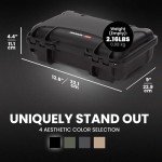 NANUK 909 Hard Case with Custom Foam Insert for Glock, IP67 Waterproof & Crushproof, Rugged Construction for Ultimate Protection, Made in Canada – Black (12.6” x 9” x 4.4”)