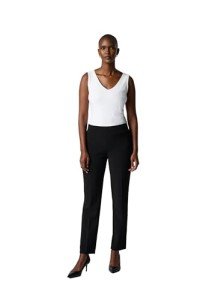 JOSEPH RIBKOFF Womens Classic Pant Style 143105 Black Size 16