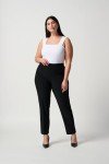JOSEPH RIBKOFF Womens Classic Pant Style 143105 Black Size 16