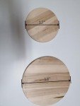 RNB Building Products Solid Wood Round - Wormy Maple (12"" Round)