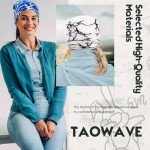 Taowave Arcteryx Beanie,Y2K Lightning Pattern Wool Acrylic Knitted Hat, White Black, One Size
