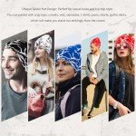 Taowave Arcteryx Beanie,Y2K Lightning Pattern Wool Acrylic Knitted Hat, White Black, One Size