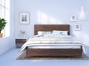 Nexera 3-Piece Bedroom Set with Bed Frame, White, Queen