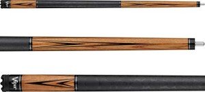 Viper by GLD Products Elemental 58" 2-Piece Billiard/Pool Cue, Ash with Amber Stain, 19 Ounce,Brown,50-0851-19