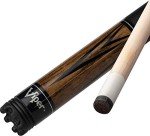 Viper by GLD Products Elemental 58" 2-Piece Billiard/Pool Cue, Ash with Amber Stain, 19 Ounce,Brown,50-0851-19