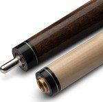 Viper by GLD Products Elemental 58" 2-Piece Billiard/Pool Cue, Ash with Amber Stain, 19 Ounce,Brown,50-0851-19