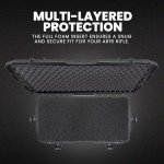 NANUK 980 Hard Case 30” with Customizable Cubed Foam, IP67 Waterproof & Crushproof, Rugged Construction for Ultimate Protection, Made in Canada – Olive (29.9” x 16.2” x 7.3”)