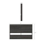 Nexera Panel Headboard, Grey, Queen