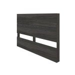 Nexera Panel Headboard, Grey, Queen