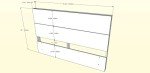 Nexera Panel Headboard, Grey, Queen