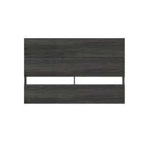 Nexera Panel Headboard, Grey, Full