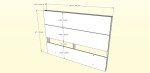 Nexera 2-Piece Bedset with Bed Frame and Headboard, White, Full