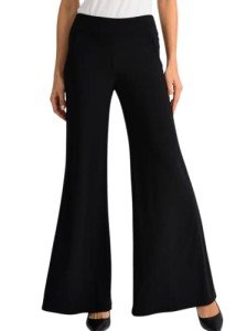 Joseph Ribkoff Womens Wide Leg Pants Style 161096 Color Black Size 8