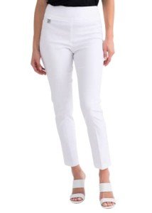 Joseph Ribkoff Womens Ankle Pants Style 201483 Color White Size 12