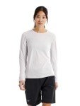 Arc'teryx Taema Crew Neck Shirt LS Women's | Light Comfortable Performance Top, Atmos Heather, Large