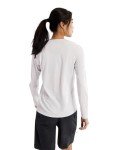 Arc'teryx Taema Crew Neck Shirt LS Women's | Light Comfortable Performance Top, Atmos Heather, Large