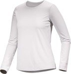 Arc'teryx Taema Crew Neck Shirt LS Women's | Light Comfortable Performance Top, Atmos Heather, Large