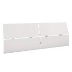 Nexera 4-Piece Bedroom Set with Bed Frame, White, Queen