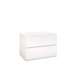 Nexera 4-Piece Bedroom Set with Bed Frame, White, Queen