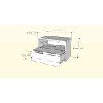 Nexera 4-Piece Bedroom Set with Bed Frame, White, Queen