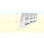 Nexera 4-Piece Bedroom Set with Bed Frame, White, Queen