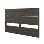 Nexera 3-Piece Bedroom Set with Bed Frame, Grey, Queen