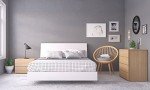 Nexera 4-Piece Bedroom Set with Bed Frame, White, Queen