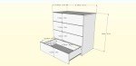 Nexera 4-Piece Bedroom Set with Bed Frame, White, Queen