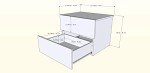 Nexera 4-Piece Bedroom Set with Bed Frame, White, Queen
