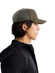 Arc'teryx Bird Word Trucker Hat | Lightweight Breathable Trucker Hat | Tatsu/Forage, Small Medium