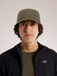 Arc'teryx Bird Word Trucker Hat | Lightweight Breathable Trucker Hat | Tatsu/Forage, Small Medium